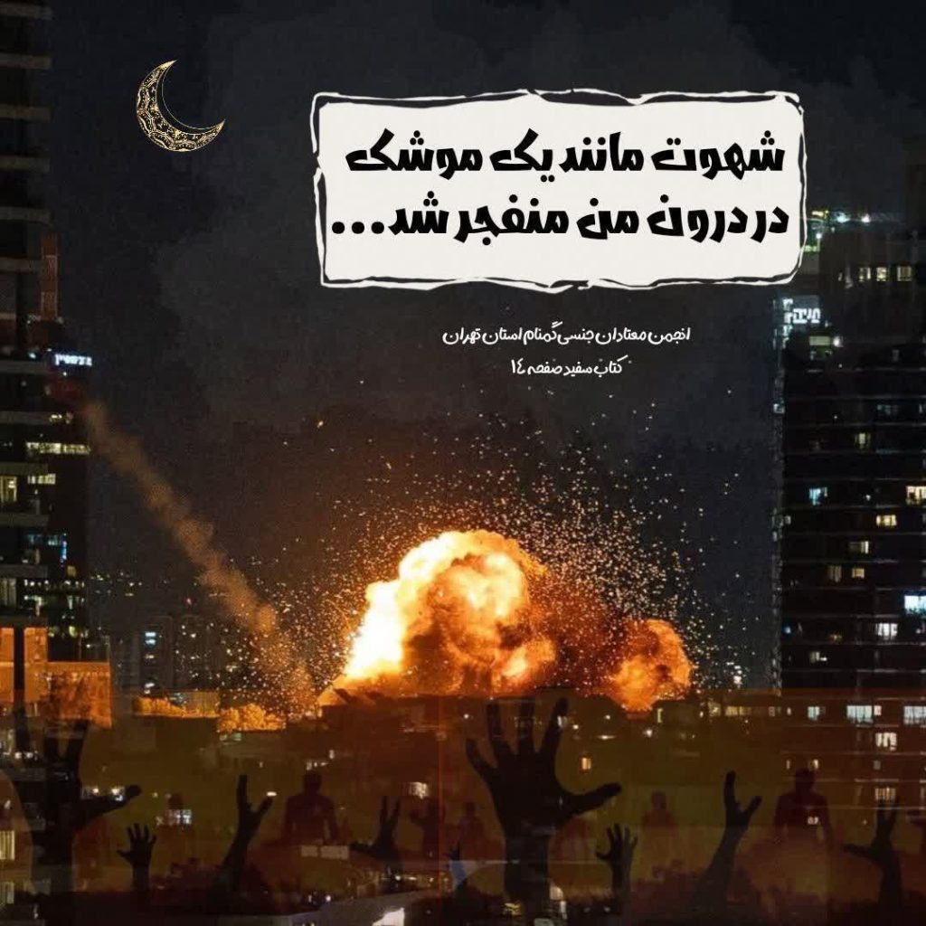 شهوت مانند یک موشک در درون من منفجر شد.
